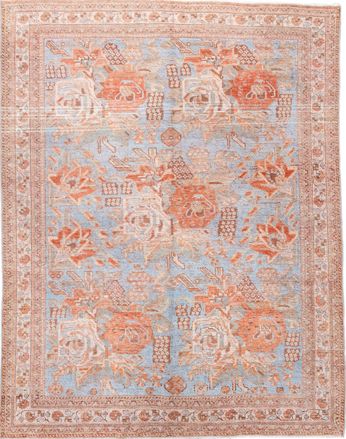 Antique Afshar Area Rug (5' x 6')